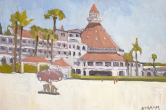 Umbrella at Hotel Del Coronado Beach Umbrella at Hotel Del Coronado Beach
