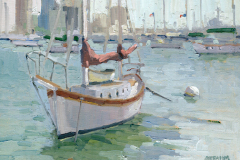 Sailboat Moored<br />on the Bay Sailboat Moored<br />on the Bay