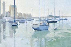 Moored Boats<br />on San Diego Bay Moored Boats<br />on San Diego Bay