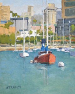 The Red Boat<br />in San Diego Harbor The Red Boat<br />in San Diego Harbor