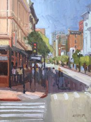 Gaslamp Quarter Looking North on Fifth