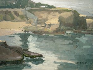 Foggy Afternoon,<br />La Jolla Cove