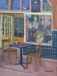 Outdoor Seating at Lestat's on Adams