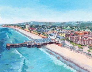 Aerial View of the Pier Aerial View of the Pier