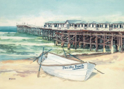 Crystal Pier<br />in Pacific Beach