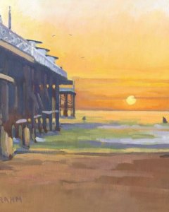 Beach Sunset<br />at Crystal Pier Beach Sunset<br />at Crystal Pier