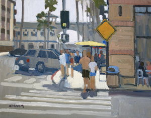 Walking to the Pier Walking to the Pier